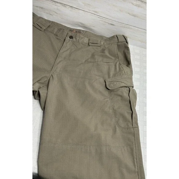 5.11 Tactical Stryke Cargo Pants Mens 40 X 30 Brown Ripstop Canvas Utility Work - Picture 5 of 14